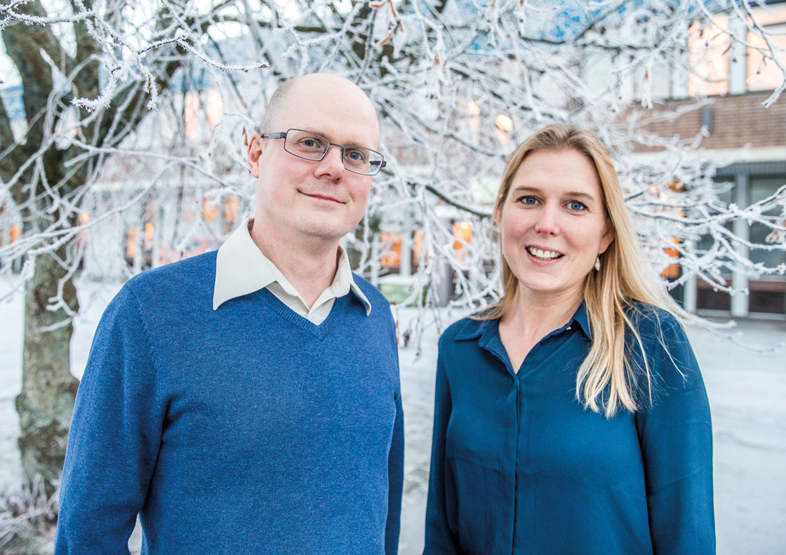 Christer Johansson och Charlotta Granath ser varandra som värdefulla resurser.