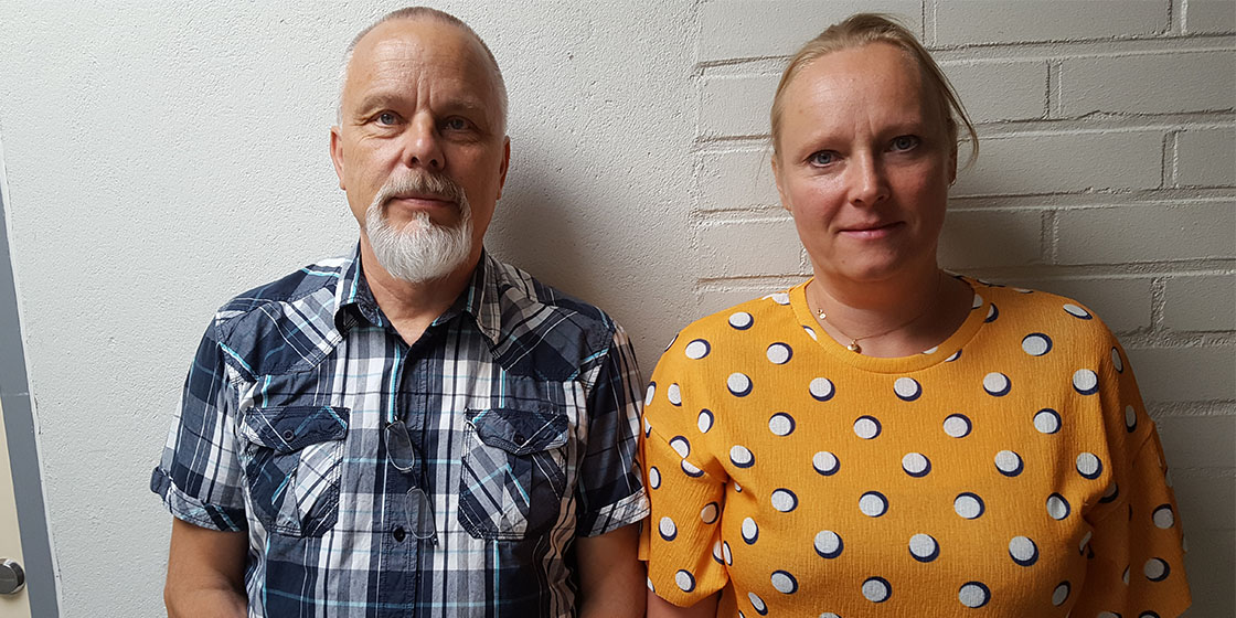 Sven-Arne Björåker och Tina Alhbin