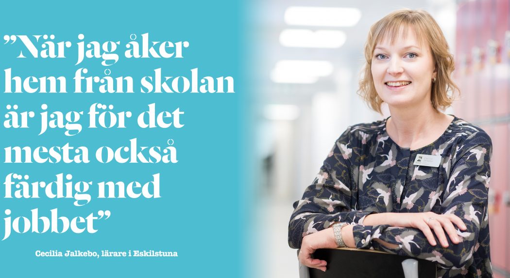 Cecilia Jalkebo, lärare i EskilstunaFoto Jonas Bilberg