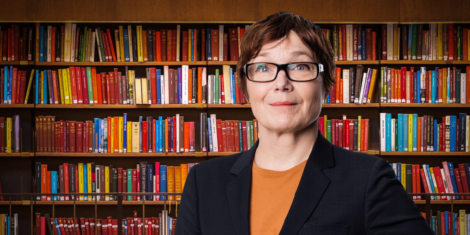 Ann-Marie Körling, bokhylla, bibliotek