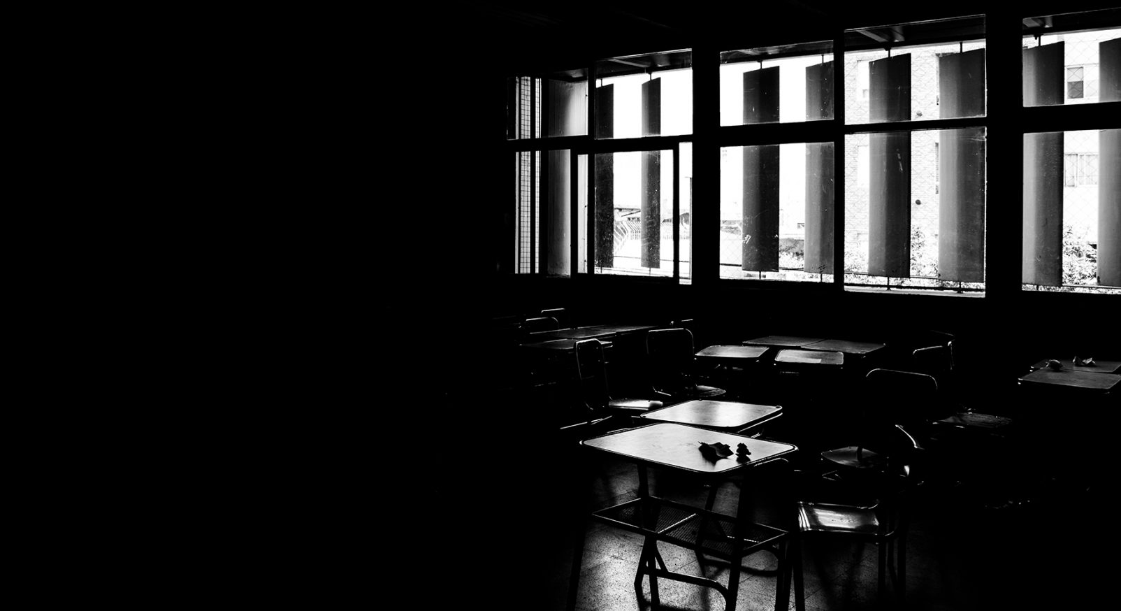 A,Dark,Empty,Classroom,With,Strange,Windows.
